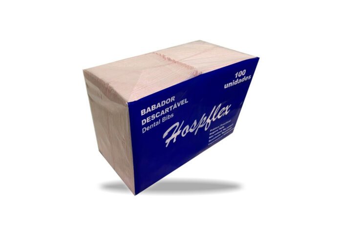 Babador Descartável Dental Bibs Hospflex - Imagem 2